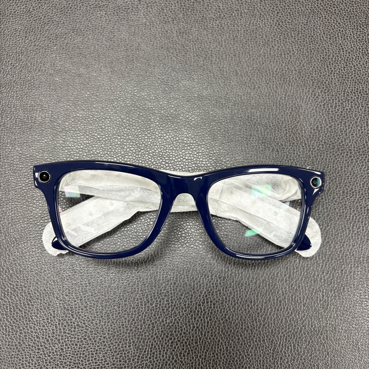 Meta x Ray-Ban Wayfarer Glasses (Gen 2) Standard 0RW4012_6628MF50 Shiny Cosmic Blue/Clear to Sapphire Transition