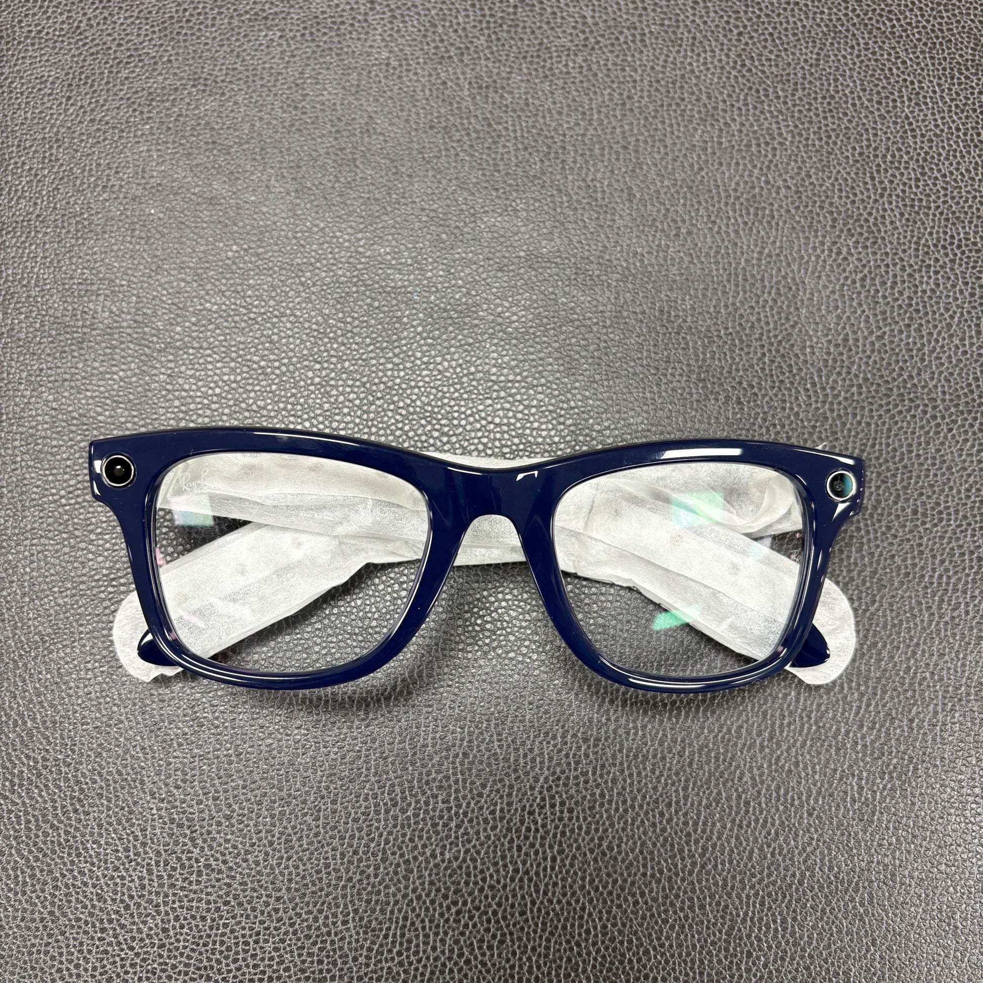 Meta x Ray-Ban Wayfarer Glasses (Gen 2) Standard 0RW4012_6628MF50 Shiny Cosmic Blue/Clear to Sapphire Transition