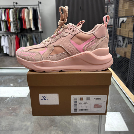 Burberry Low Top Rubber Pink (6)