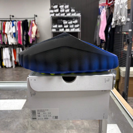Nike Mind 001 Flyknit Slide Hyper Royal Black