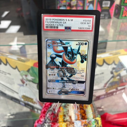 2019 Greninja GX Hidden Fates SV56/SV94 PSA10