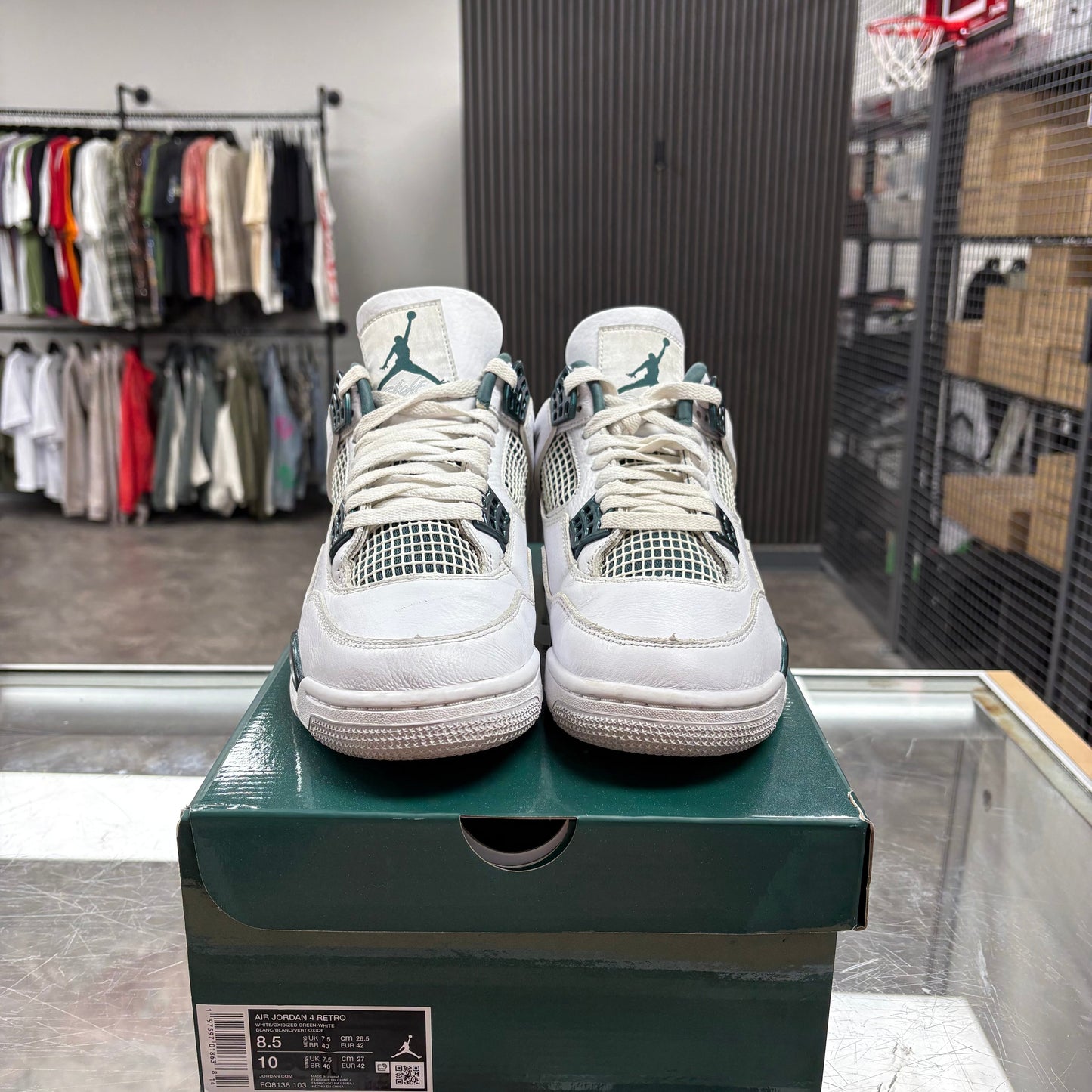 Jordan 4 Retro Oxidized Green