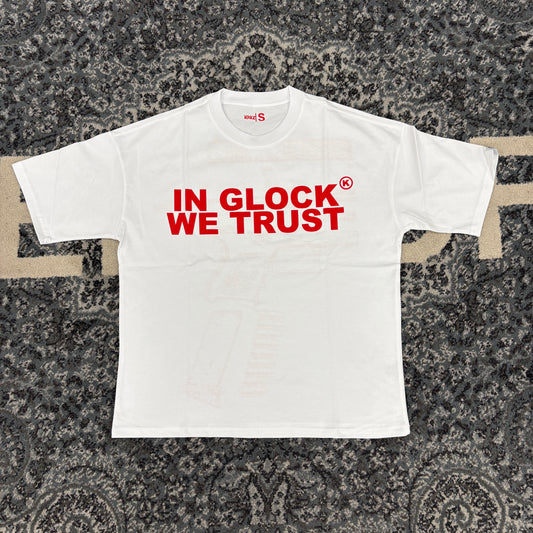 In Glock We Trust (White Red)