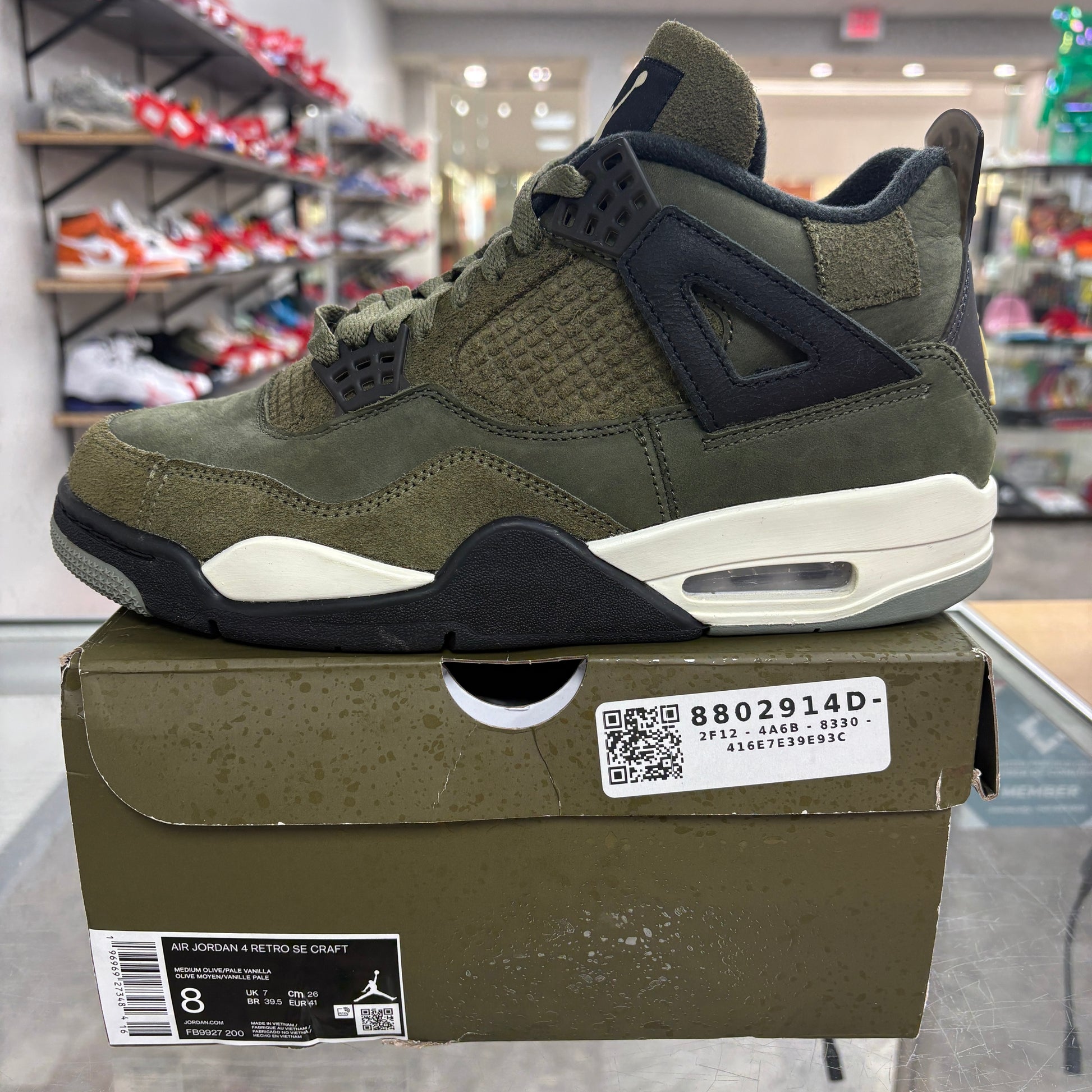 Jordan 4 Retro SE Craft Medium Olive