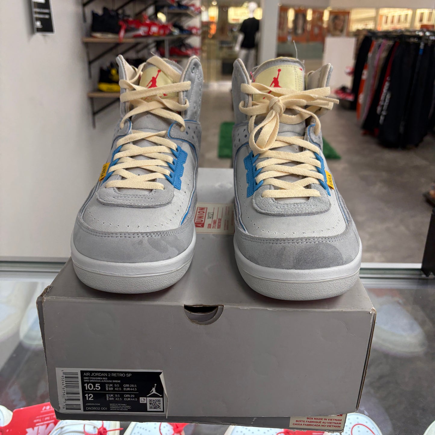 Jordan 2 Retro SP Union Grey Fog