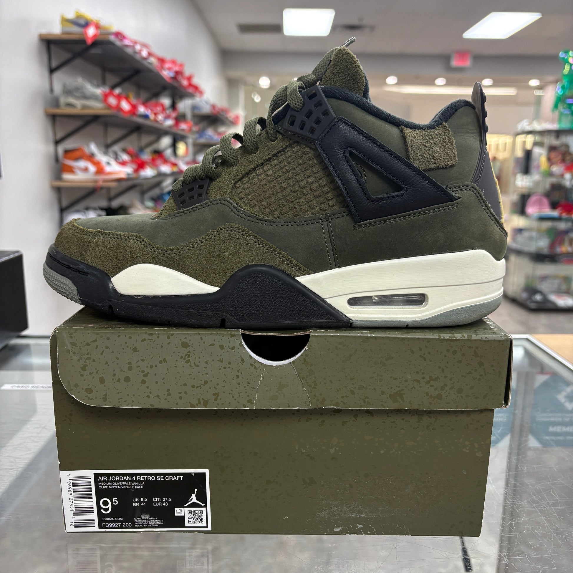 Jordan 4 Retro SE Craft Medium Olive
