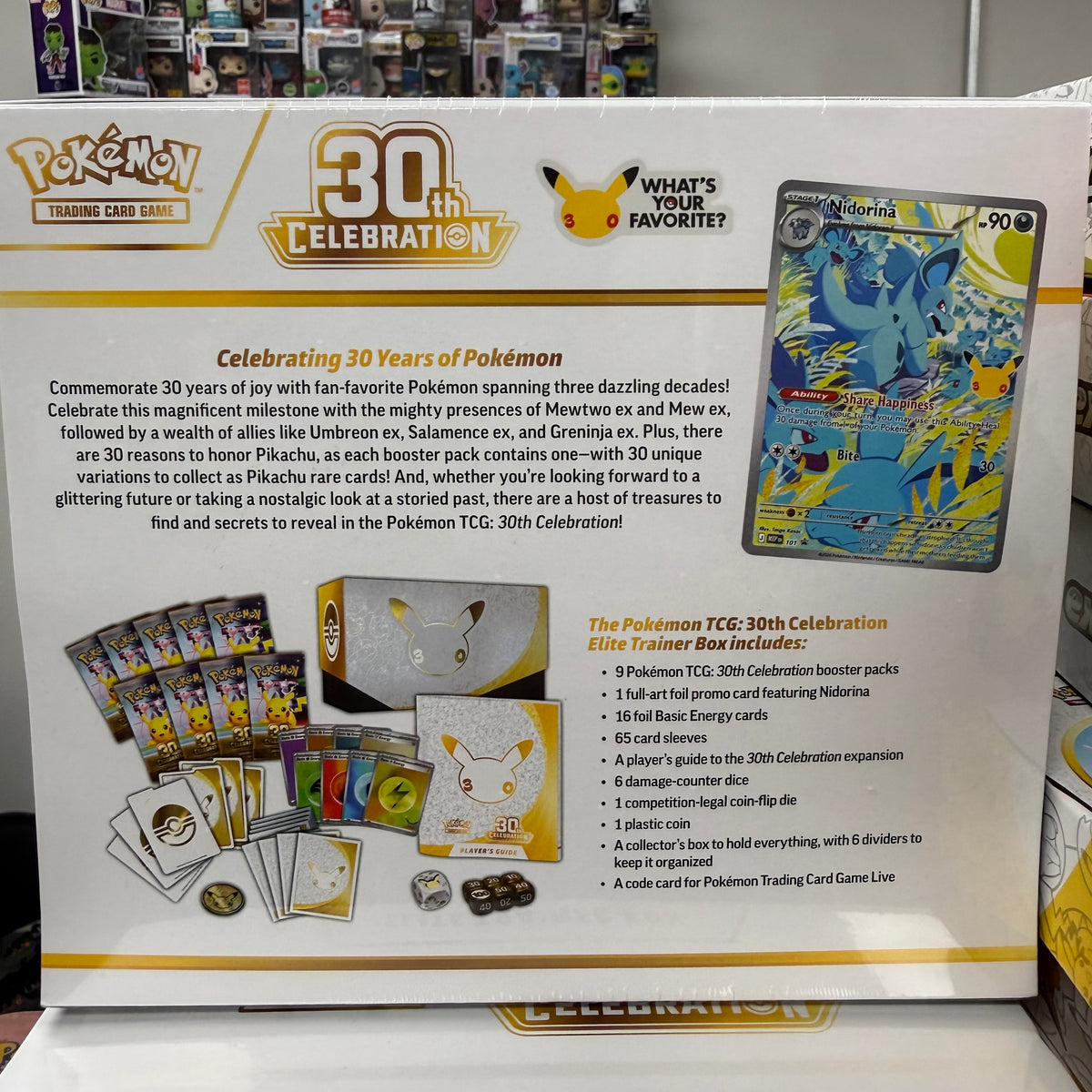 2026 Pokémon Mega Evolution 30th Celebration Elite Trainer Box