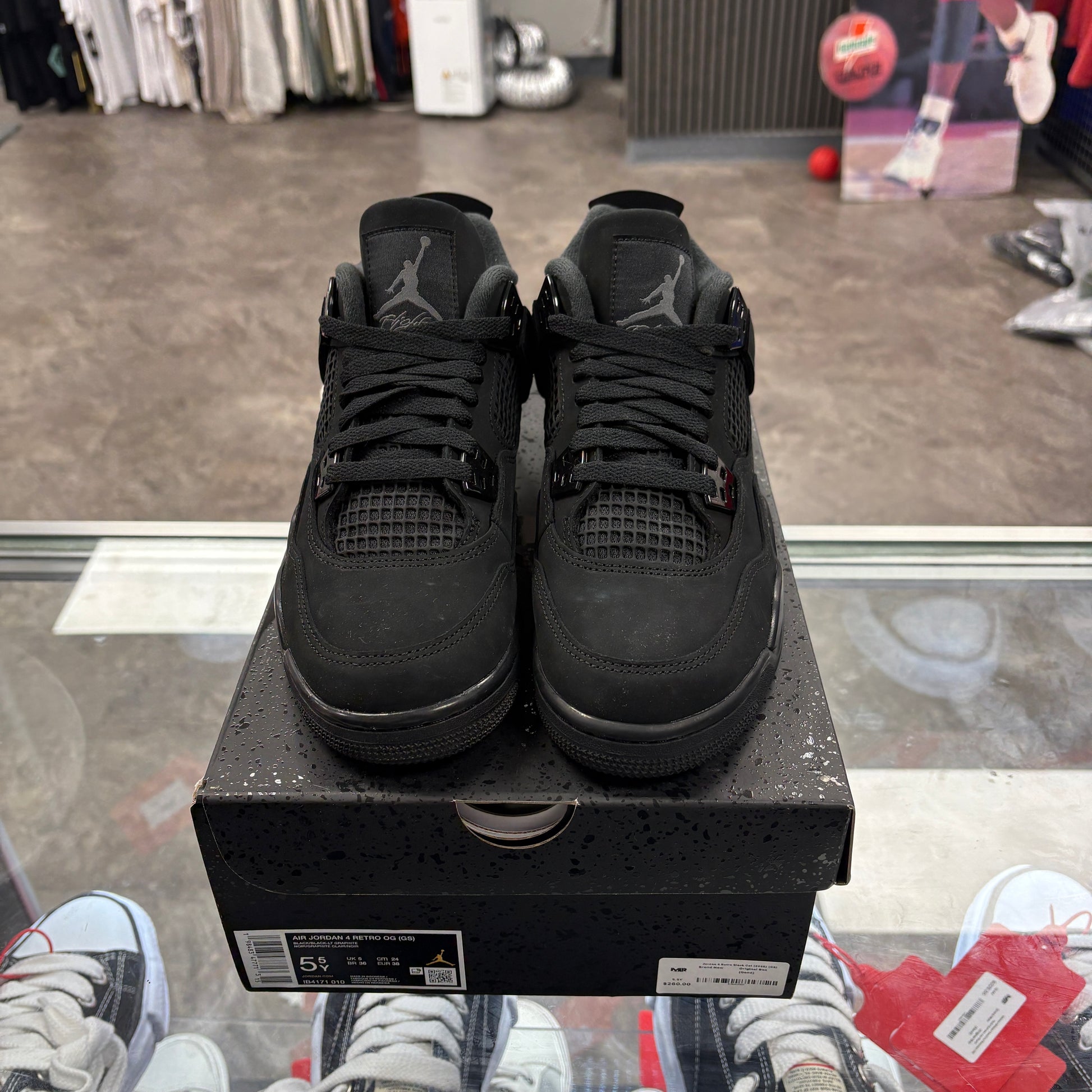 Jordan 4 Retro Black Cat (2025) (GS)