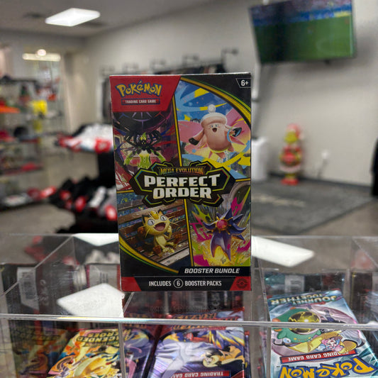 2026 Pokémon Mega Evolution Perfect Order Booster Bundle