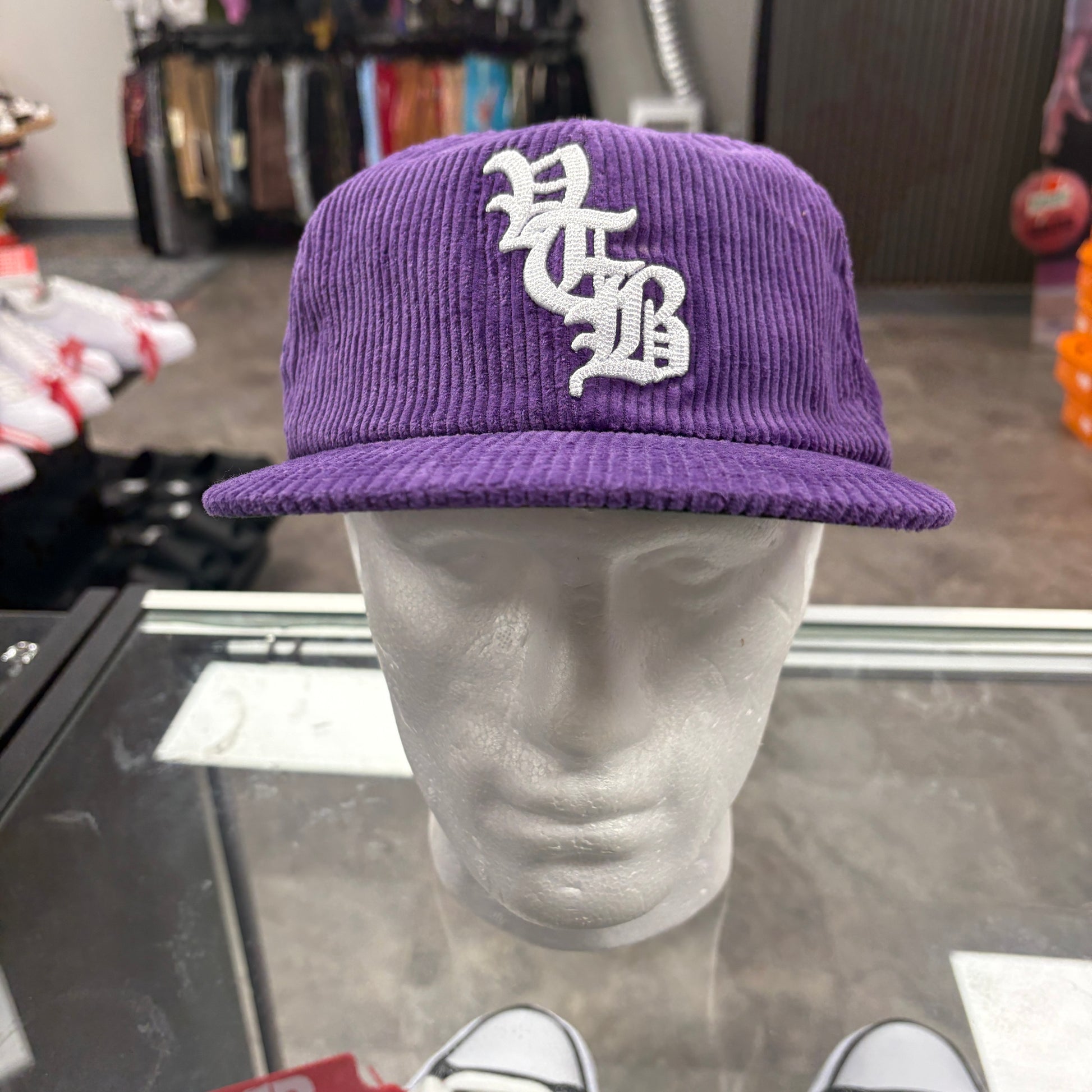 Vertabrae Corduroy Snapback Purple