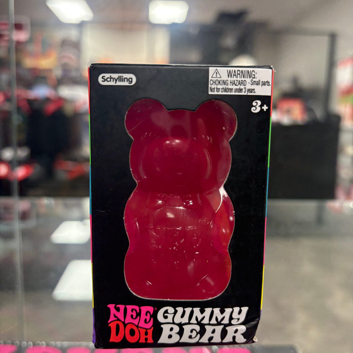 NeeDoh Gummy Bear Squishy Fidget Toy Pink