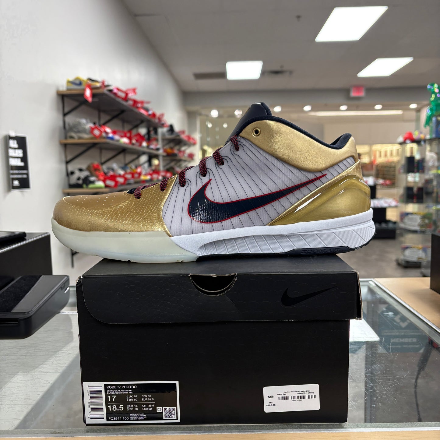 Nike Kobe 4 Protro Gold Medal (2024)