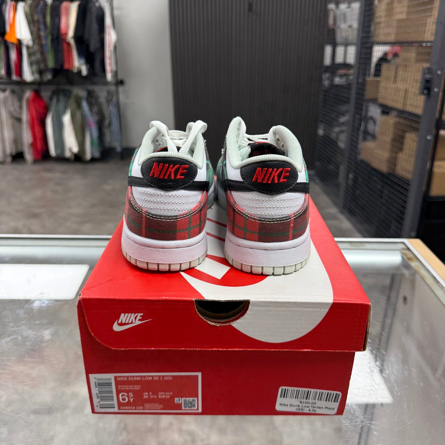 Nike Dunk Low Tartan Plaid (GS)