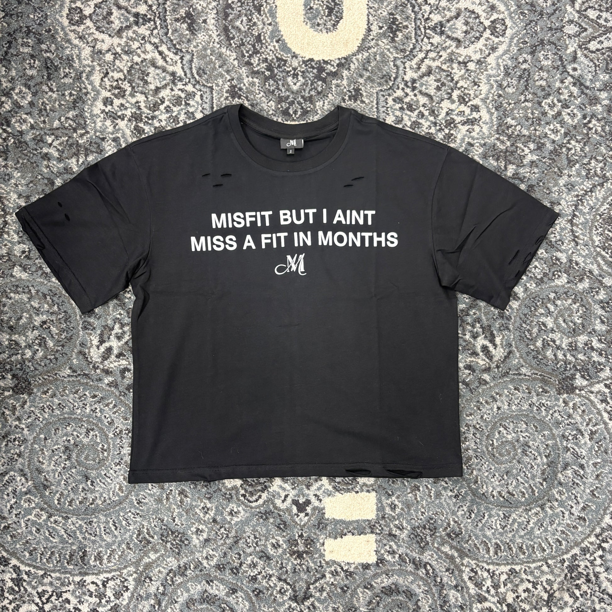 Misfit Mania Black Tee