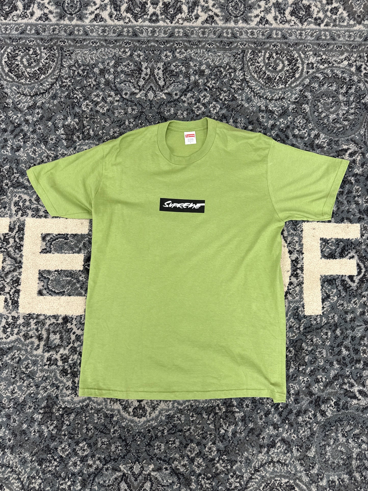Supreme Black Bogo Tee Green