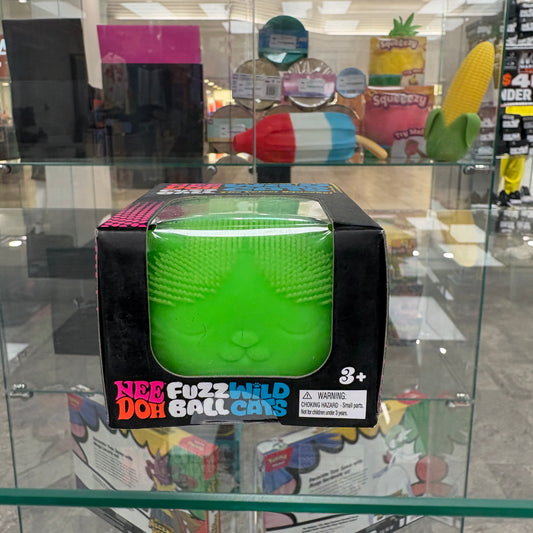 NeeDoh Fuzzball Wild Cats Green