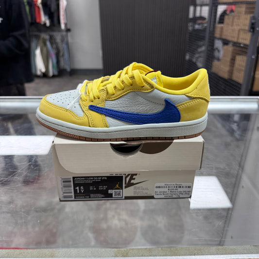Air Jordan 1 Retro Low OG SP Travis Scott Canary (PS)