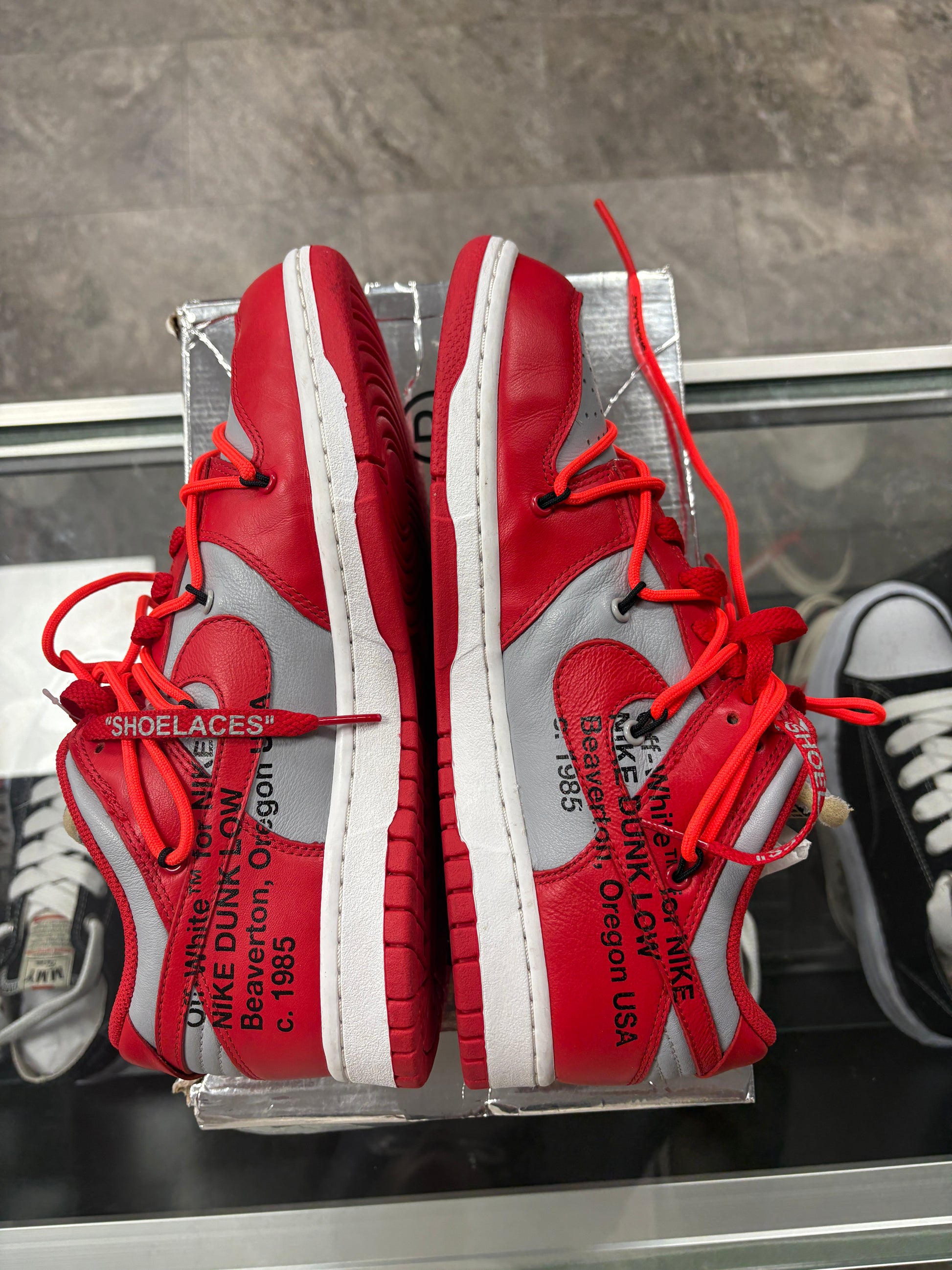 Nike Dunk Low Off-White University Red