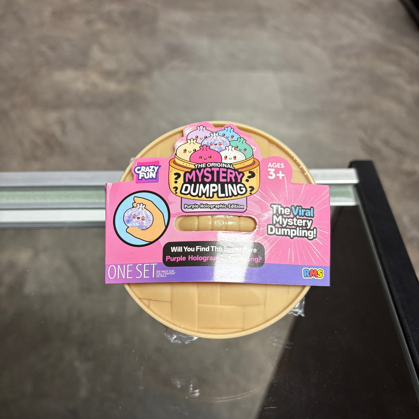 Squishy Bun The Original Mystery Dumpling (Purple Holographic Edition) Blind Box