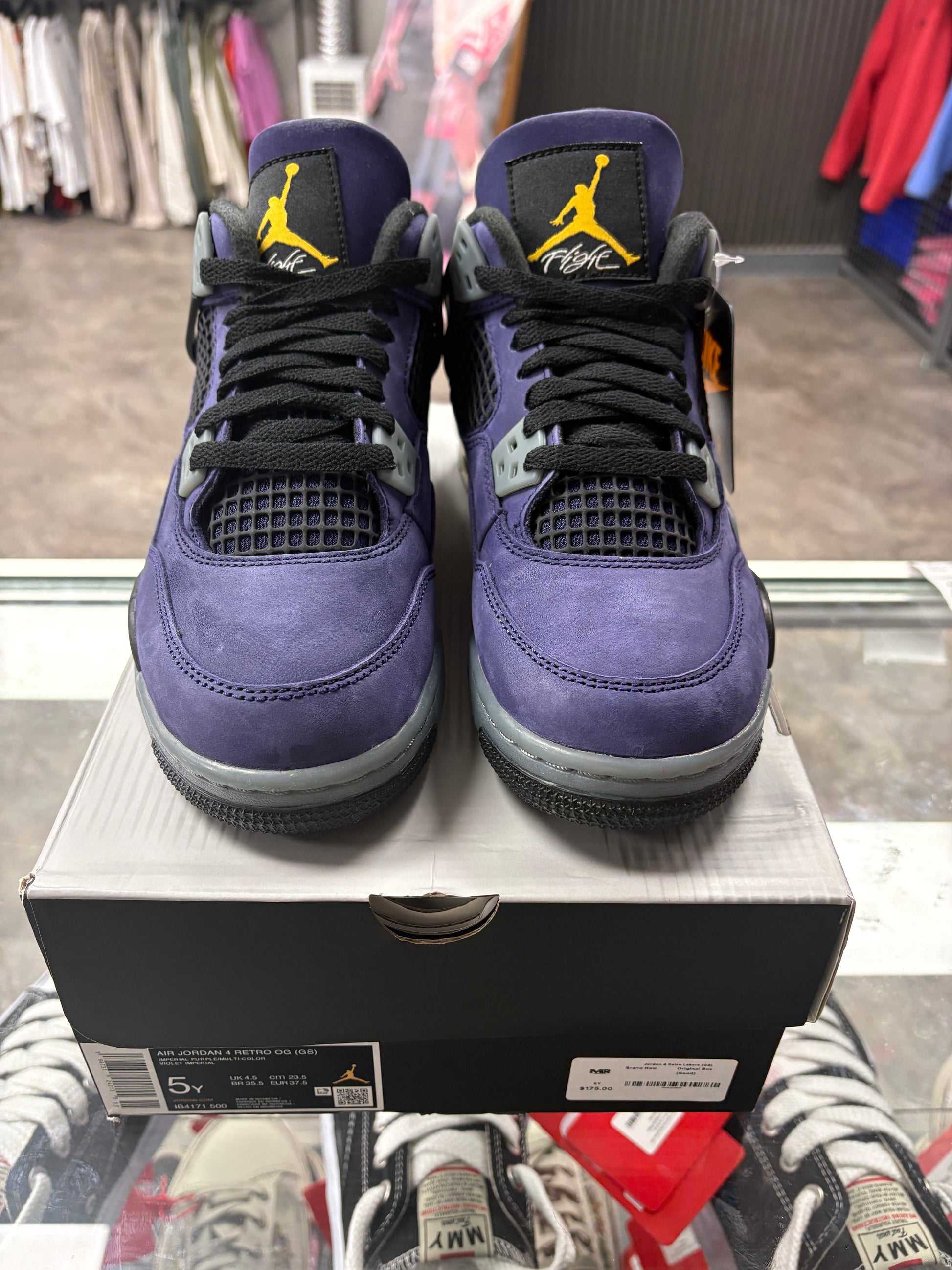 Jordan 4 Retro Lakers (GS)