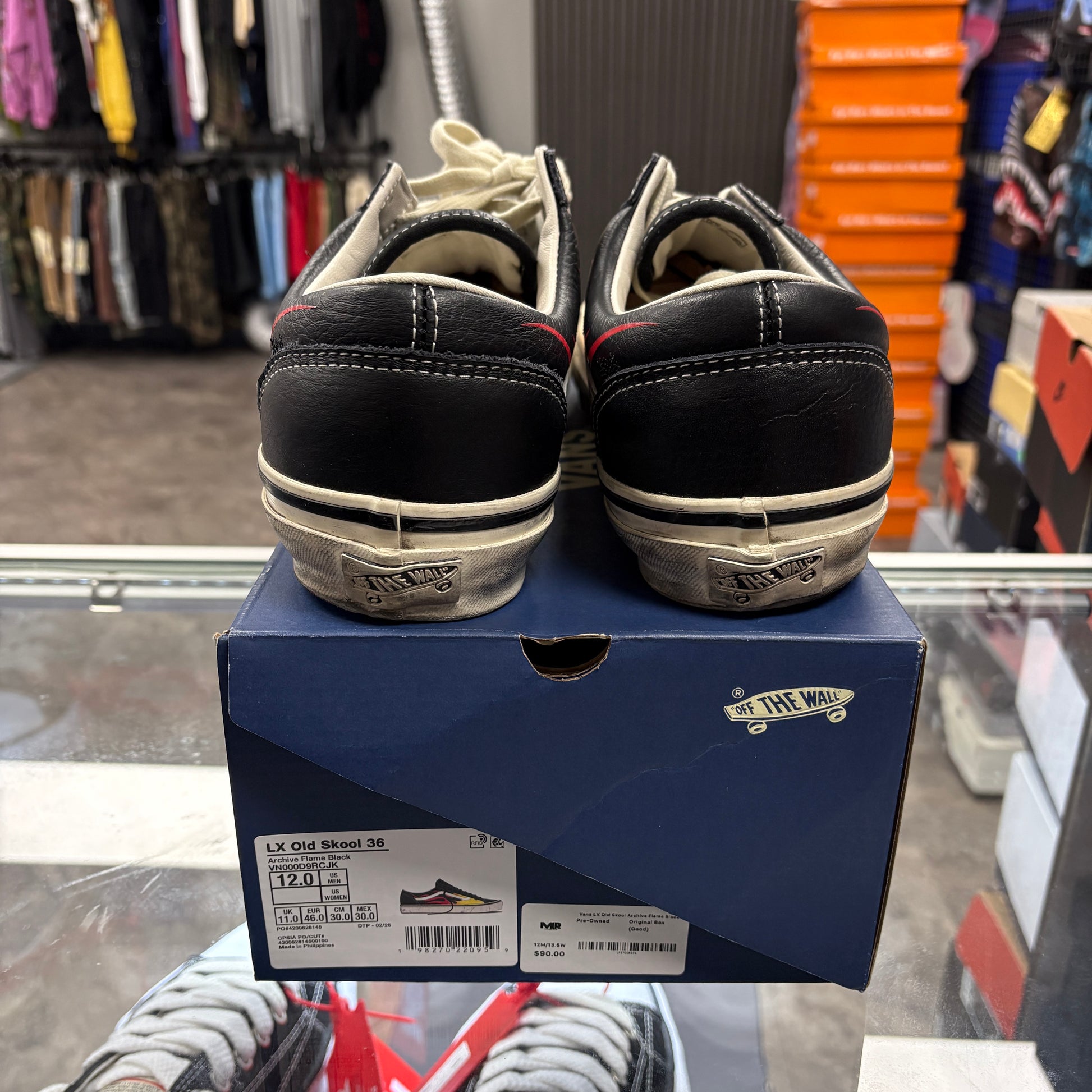 Vans LX Old Skool Archive Flame Black
