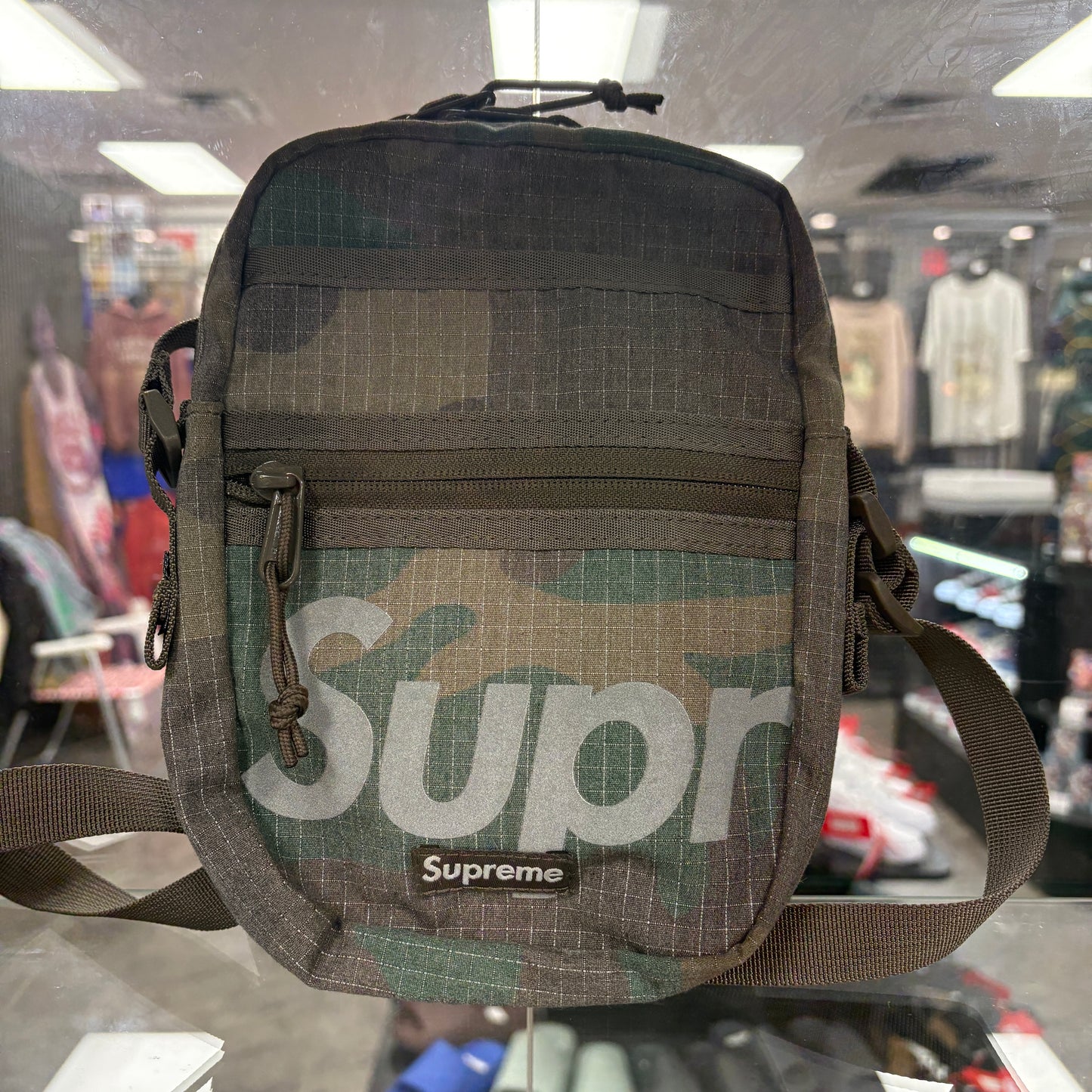 Supreme Shoulder Bag (SS24) Woodland Camo
