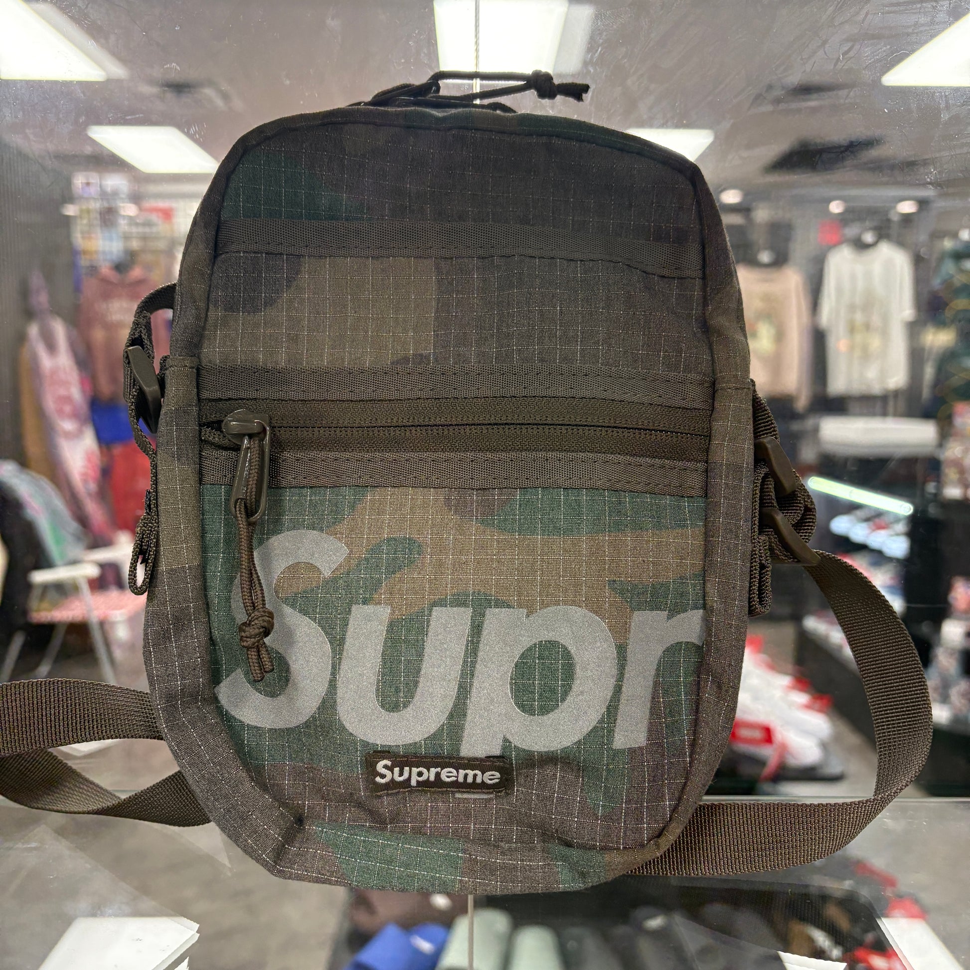 Supreme Shoulder Bag (SS24) Woodland Camo