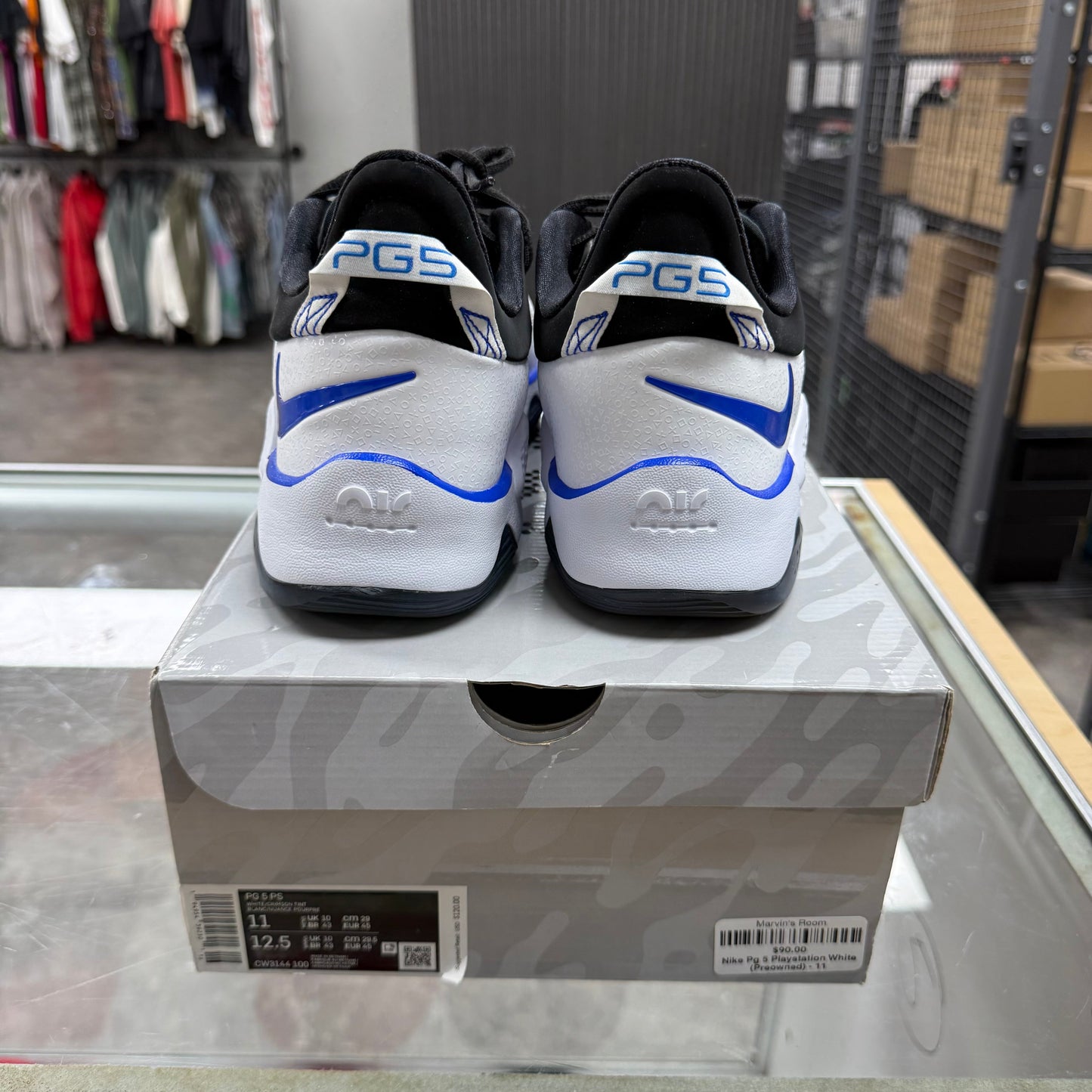 Nike Pg 5 Playstation White