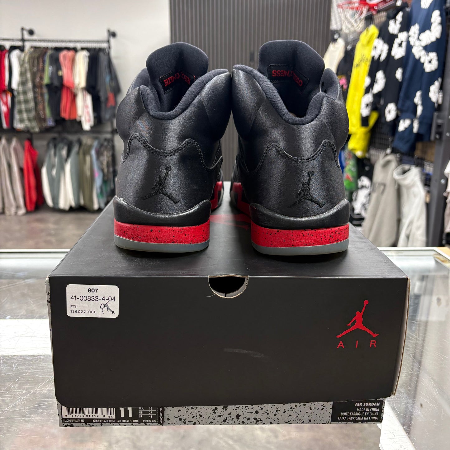 Air Jordan 5 Satin Bred