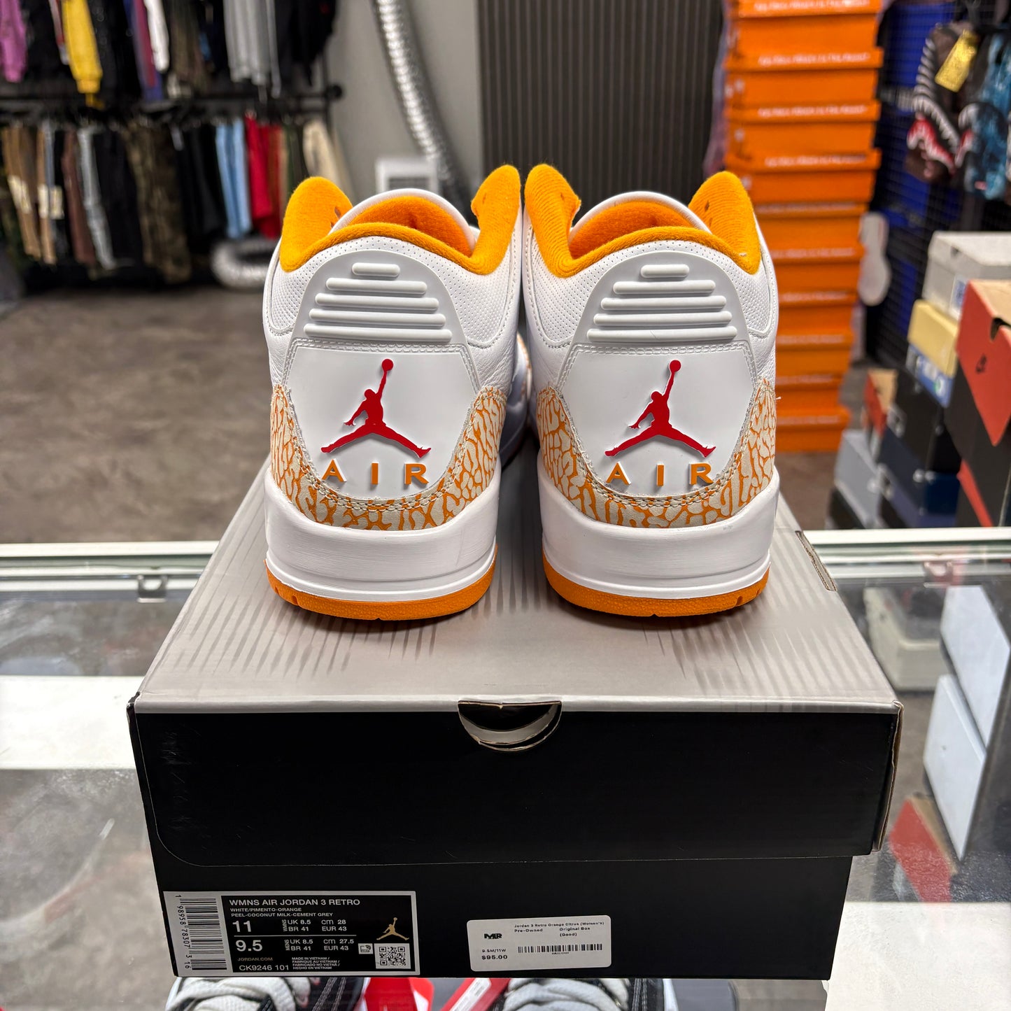 Jordan 3 Retro Orange Citrus (Women's)