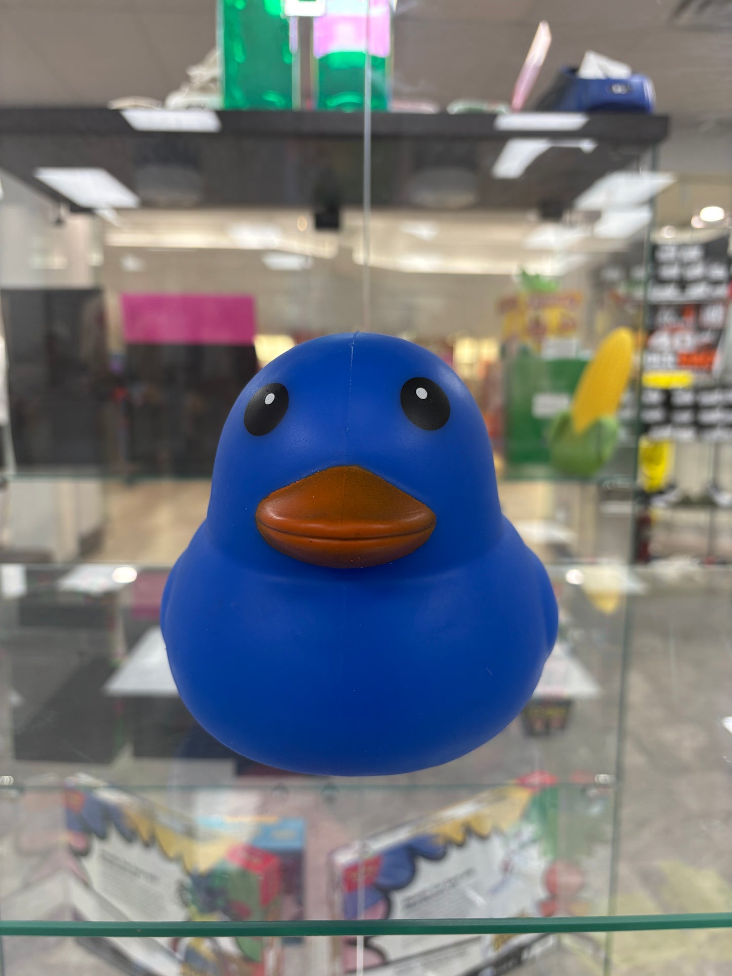 Sunny Days Entertainment Jumbo Squeezy Ducks Sensory Fidget Toy Blue