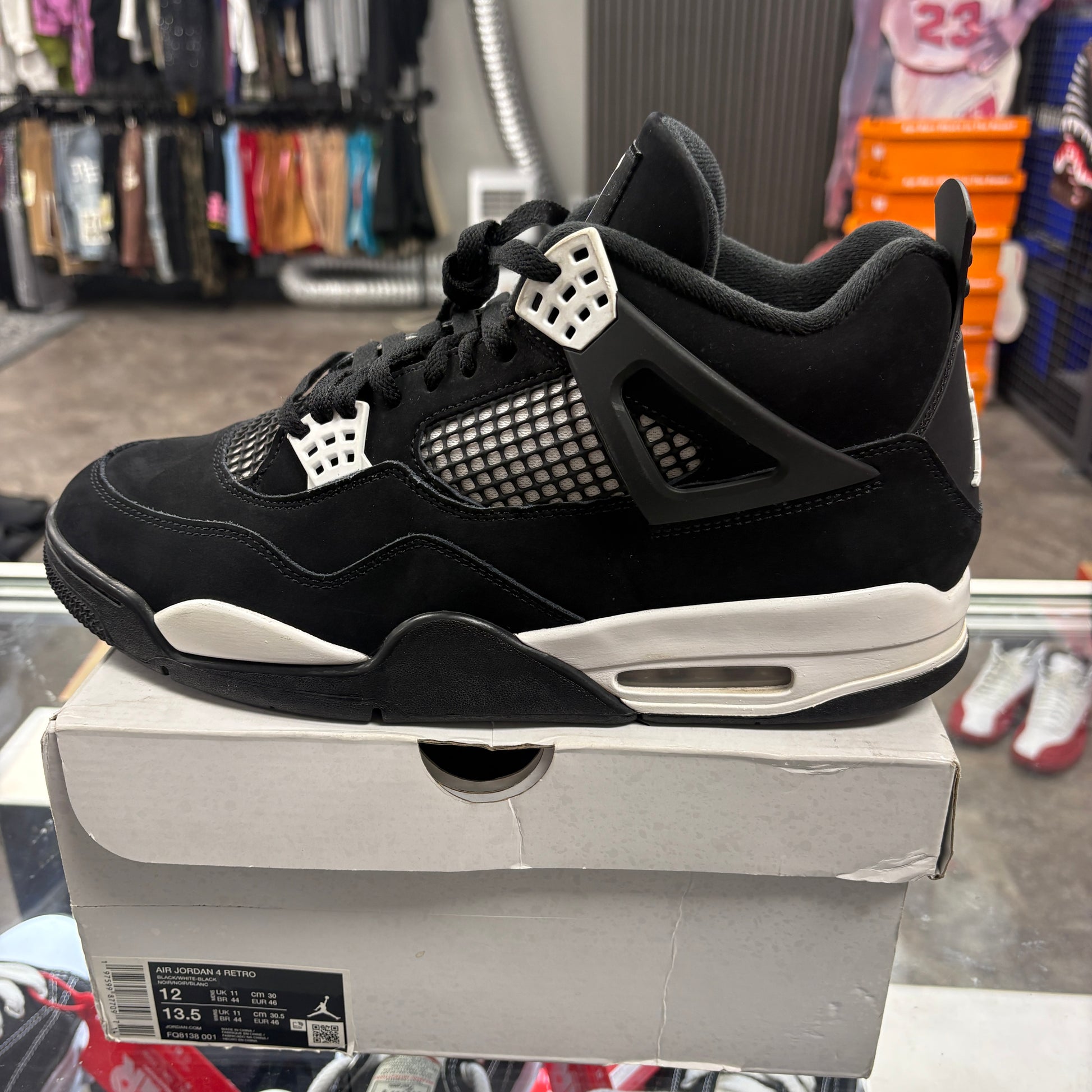 Jordan 4 Retro White Thunder