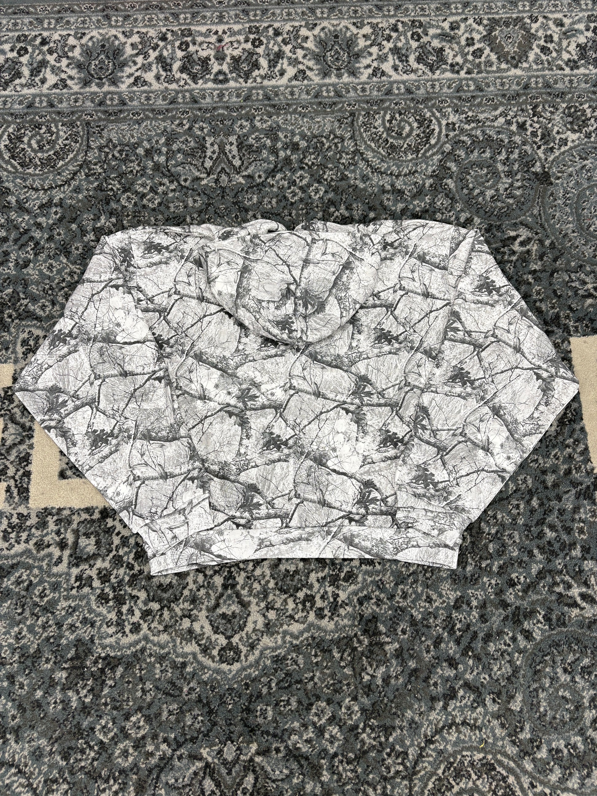 Sp5der Real Tree OG Web V2 Zip Hoodie White Camo