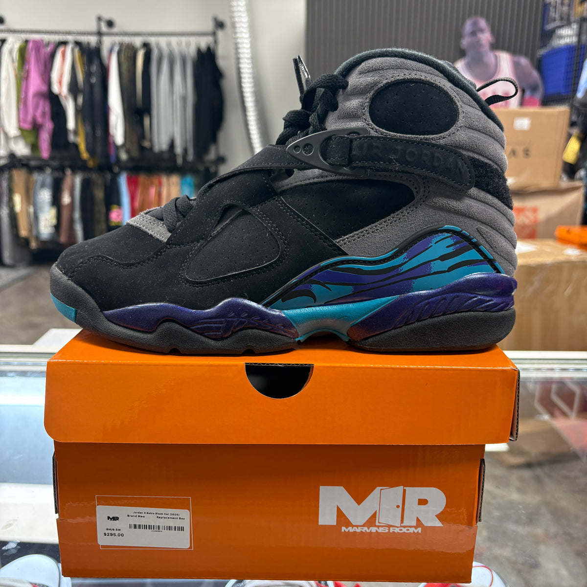 Jordan 8 Retro Aqua (2025) (GS)