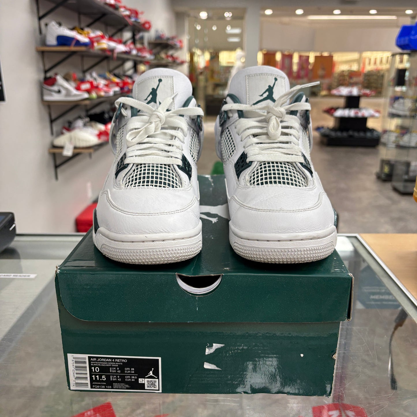 Jordan 4 Retro Oxidized Green